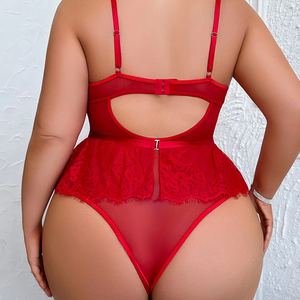 New <b>See</b>-<b>Through</b> Hollow Out Embroidery Lace Lingerie Set Hot Selling Eyelash Lace <b>Bra</b> and Panty Set - Product Image 6
