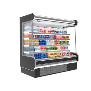 슈퍼마켓 냉장 쇼케이스 유리문 맞춤형 슈퍼마켓 냉장고 채소 과일 진열 쿨러 - Product Image 3
