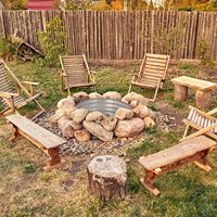 Anneau de foyer galvanisé pour brûleur à bois extérieur, doublure métallique pour foyer au sol, camping, jardin, emballage pour vente par correspondance