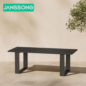 आधुनिक आउटडोर फर्नीचर सेट होटल गार्डन एल्यूमीनियम आउटडोर कुर्सी और टेबल रिसॉर्ट विला पैटियो आउटडोर टेबल सेट डाइनिंग चेयर सेट - Product Image 5