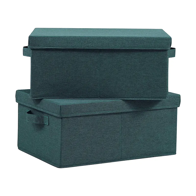 Large Size Outdoor Garden Bathroom Heavy Duty Cardboard 3 Layers Polyester Storage Boxes Container For Book Sundries