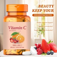 Tablet Vitamin C Label Pribadi dengan Seng, Mencerahkan dan Meningkatkan Sistem Imun, Formula Khusus untuk Dewasa