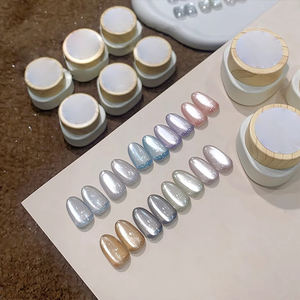 AILANUO Série de vernis à ongles gel œil de chat 9 couleurs inégalées effet fleur de poirier OEM 15 ml Fournitures de salon pour vernis gel œil de chat - Product Image 2