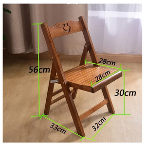 Nan Bamboo Modern Foldable Portable <b>Dining</b> <b>Chair</b> for Home Hotel Leisure Use - Product Image 3