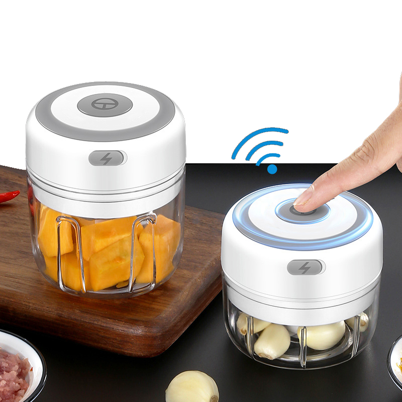 Kitchen accessories wireless Vegetable Cutter meat food chopper mini electric garlic crusher chili and ginger crusher