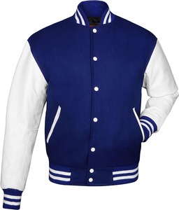 Veste en cuir tissé unisexe de qualité supérieure de haute qualité Varsity Baseball Letterman Style décontracté Stand printemps broderie coupe-vent - Product Image 6