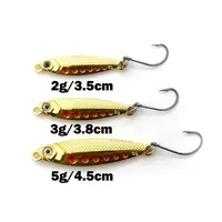 Nouvelle Mini Leurre de Pêche 2/3/5g, Leurres Métalliques Cuillère, Spinnerbait, Minnow, Petit Poisson, Hameçon Simple, Jig, Appâts pour Truites de Ruisseau, Pesca Hot
