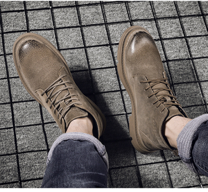 Botas <span class=keywords><strong>Chelsea</strong></span> de Cuero para Hombre, Nuevas 2026, con Cordones, Ligeras, Antideslizantes, al por Mayor - Product Image 2
