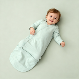 卸売り赤ちゃん長袖服ソリッドサック寝袋編み物通気性のある寝袋スワドル幼児ボタンクロージャーバンドラー - Product Image 6