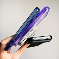 Coque de téléphone ultra-fine semi-transparente à dissipation thermique super douce pour iPhone 18 Pro Max avec trous de refroidissement effet glace