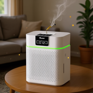 Purificateur d'air portable Vewlor H13 pour maison de 1730 pieds carrés avec aromathérapie, contrôle numérique et minuterie, en plastique - Product Image 2