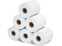 China Factory 48gsm 55gsm 60g 65g 70gsm 75g Black Image 100% Pulpa de madera virgen Papel de oficina ATM Roll Thermal Jumbol Roll