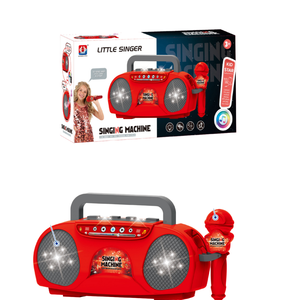 Super Rocking Star Girls Micrófono Juguetes Niños Máquina de cantar <span class=keywords><strong>Piano</strong></span> Teclado PC Material Micrófono para instrumento musical - Product Image 1