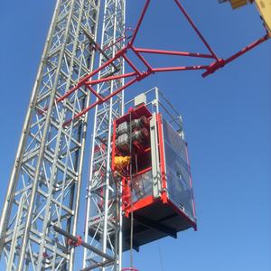 Mesin pengangkat Material Lift konstruksi seri <span class=keywords><strong>SC</strong></span> dengan struktur kompak CE dan EAC diakui - Product Image 1