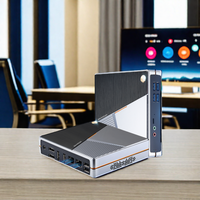 Mini PC de Escritorio NUC Intel de 12.ª Generación Alder Lake N100, Cuatro Núcleos, DDR5, LAN Dual, Pantalla HD DP 4K, Windows 11, para Negocios, Escuela, Oficina, 3 Años de Garantía