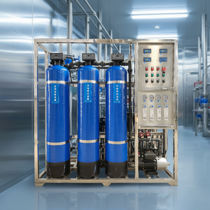 Otomatik 500L/Saat Küçük Su Arıtma Sistemi RO Filtrasyon Tesisi Ters Ozmoz İçme Suyu Arıtma Makinesi Pompası - Product Image 1