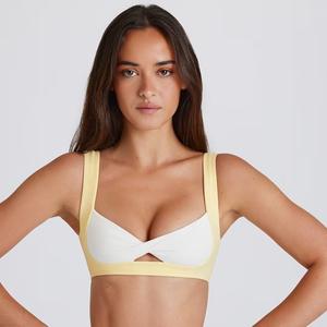 Conjunto de Roupas Esportivas 2 Peças Estilo Novo 2025, Sutiã Sexy com Contraste e Saia de Tênis com Shorts para Mulheres - Product Image 4