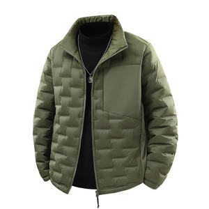 Veste pour homme, veste ultra légère pliable avec sac portable, vêtements d'hiver pour homme, grande taille - Product Image 2