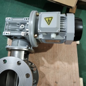 Van xả công nghiệp bằng thép không gỉ 304 316, van xoay cấp liệu bằng thép cacbon, van xoay điện - Product Image 3