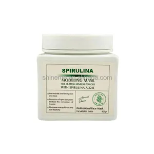 Anti-acné OEM, élimine les poches du menton et l'élasticité de la peau, masque à la spiruline, masque à la poudre de spiruline