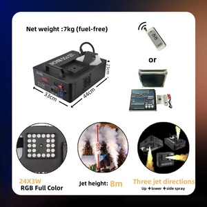 SP 1500 wát <span class=keywords><strong>LED</strong></span> dọc khói Máy DMX 512 điều khiển từ xa đám cưới sương mù máy 24 <span class=keywords><strong>Led</strong></span> RGB màu sắc cho Disco sân khấu DJ - Product Image 4