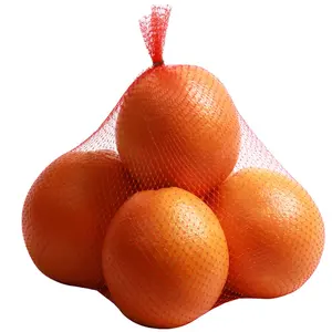 Vendita diretta della fabbrica di frutta imballaggio di frutta maglia netto sacchetto di plastica rete di rete per frutta