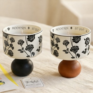 Velas Aromáticas Personalizadas al por Mayor, Calidad Premium, Fragancia Duradera, Vela Aromática de Cerámica, Vela Aromática de Cera de Soja Natural - Product Image 5