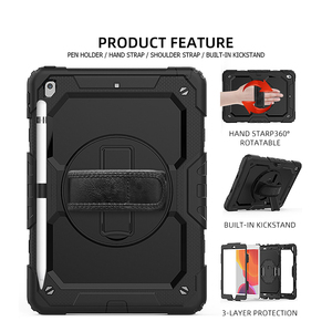 360กันกระแทกแบบหมุนได้ใหม่ล่าสุดเคสแท็บเล็ตสำหรับ <span class=keywords><strong>iPad</strong></span> 10.2 7th/8th/9th รุ่น<span class=keywords><strong>ล่าสุด</strong></span> - Product Image 5
