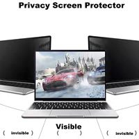 Filtre de confidentialité pour écran d'ordinateur portable sur mesure, protection anti-espion à double sens, sans colle, amovible, anti-lumière bleue, ultra-fin en PET