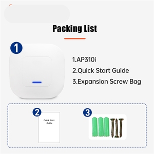 <span class=keywords><strong>Point</strong></span> d'accès commercial GCSY WiFi6 double bande à montage au plafond, puissance de transmission 24 dBm, antennes intégrées à gain élevé 5 dBi, PoE, IOT, USR-AP310i - Product Image 6