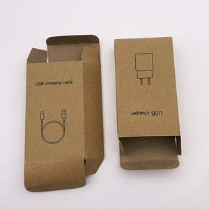 Caja de Embalaje de Papel Kraft Rígido Portátil Personalizada con Cierre Magnético y Asa para Accesorios de Teléfono Móvil y Electrónica Inteligente - Product Image 2