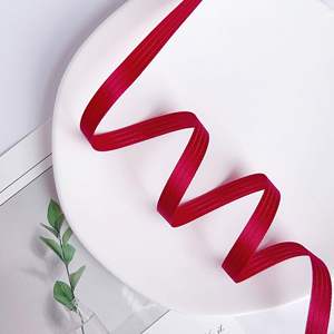 Ruban en satin rayé imprimé délicat de 1 cm pour emballage cadeau, 50 yards/rouleau, vente en gros - Product Image 5