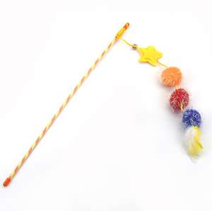 Forniture per animali domestici smart piuma gatto divertente bastone giocattolo gatto bacchetta giocattolo giocattolo interattivo teaser per gatto gattino - Product Image 4