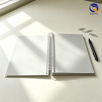Agendas et journaux personnalisés à spirale blanche avec reliure YO pour la vente au détail de papeterie de marque