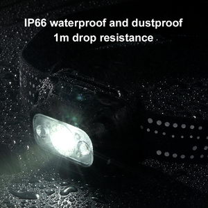 USB-C rechargeable lithium-ion triple LED IP66 étanche <span class=keywords><strong>lampe</strong></span> <span class=keywords><strong>frontale</strong></span> portable <span class=keywords><strong>pour</strong></span> les sports de plein air et la course sur sentier - Product Image 5