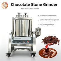 Moulin à pierres à cacao TUORONG en acier inoxydable 80/120 LBS, mélangeur et broyeur à chocolat pour snacks et boulangerie