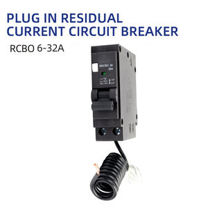 Disjoncteur à courant résiduel enfichable 6A RCBO Interrupteur à courant résiduel RCBO 1P + N 32A RCBO - Product Image 2