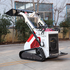 Mini-chargeuse compacte sur chenilles Somate blanche économique, moteur diesel EPA 15,7 kW, capacité de la benne de 0,2 m³, boîte de vitesses à roulements garantie 2 ans - Product Image 4