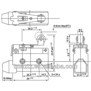 Tmaztz D4MC-1020 bản lề đòn bẩy chuyển đổi Snap hành động giới hạn chuyển đổi chất lượng cao giới hạn chuyển đổi - Product Image 3