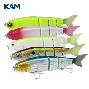 Señuelo Biónico Multiarticulado de Cola Suave Kam Factory, 105g, para Pesca en Alta Mar de Grandes Peces como Salmón <span class=keywords><strong>y</strong></span> Lubina - Product Image 2