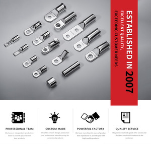 GTY-1-95mm Dây Cuối Tay Áo Đồng Uốn Kết Nối Thiết Bị Đầu Cuối Lugs - Product Image 6