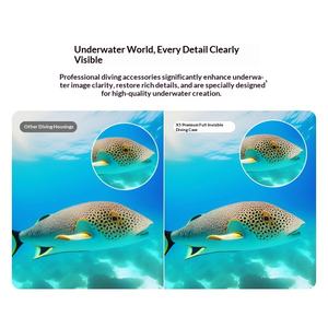 Boîtier de plongée invisible haut de gamme pour Insta360 X5, étanche 50M, avec coutures panoramiques sans soudure pour une imagerie sous-marine HD - Product Image 3