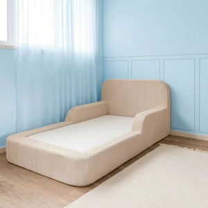Letto Imbottito per Bambini Bestseller, Letto <span class=keywords><strong>Montessori</strong></span> a Pavimento, Letto per Bambini a Basso Profilo per un Sonno Sicuro - Product Image 4