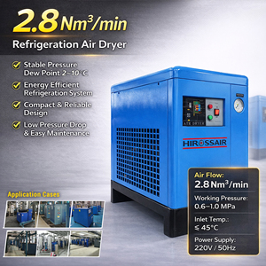 2-10 ℃   Sécheur d'air réfrigéré à faible point de rosée, refroidi par air, avec réfrigérant R134A, R407c, <span class=keywords><strong>R410A</strong></span> pour compresseur d'air, fabricant chinois - Product Image 1
