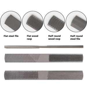 <strong>4</strong>-in-1 Multi-purpose 8-inch 200mm Wooden Nail Steel <strong>File</strong> Carbon Steel Wooden <strong>File</strong> Carpenter's Hand Tools Round <strong>File</strong> - Product Image 2