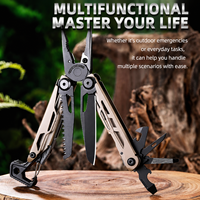 Outil multifonctionnel portable pour le camping en plein air, pince coupante de haute dureté estampillée avec précision pour les travaux de réparation générale