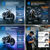 Ensemble moteur complet de moto AX100 d'origine OEM, neuf, 2 temps, remplacement après-vente, moteur AX100
