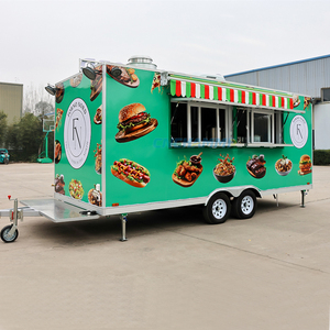 รถขายอาหารเคลื่อนที่ Chammp Luxury Food Truck Trailer พร้อมห้องน้ำสำหรับขาย - Product Image 1