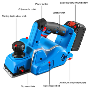 Nouveau Portable industriel 21V électrique <span class=keywords><strong>rabot</strong></span> à <span class=keywords><strong>bois</strong></span> multifonctionnel <span class=keywords><strong>Mini</strong></span> Portable main ménage <span class=keywords><strong>bois</strong></span> Lithium Table rabotage - Product Image 5