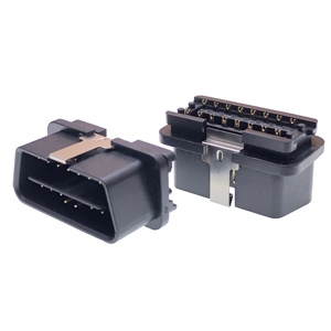 Nhà máy cung cấp 12V Đen OBDII nối nam cắm j1962 16pin OBD2 công cụ chẩn đoán với khóa - Product Image 1